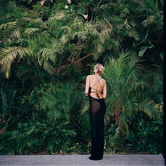 NWT ASTA Resort Amanda Dress in Black - Picture 8 of 14